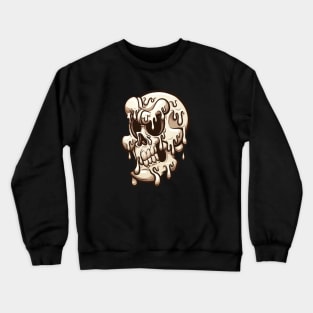 Melting cartoon skull Crewneck Sweatshirt